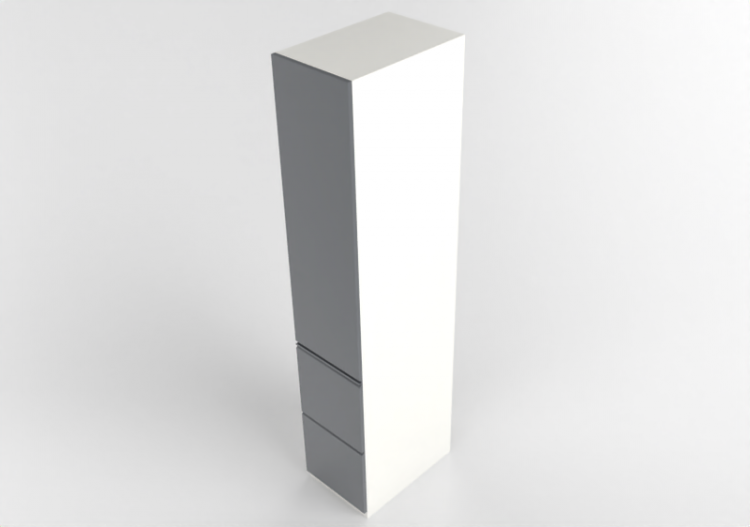 Muebles 3D - Armario de madera lacada - Ikea - Metod -...