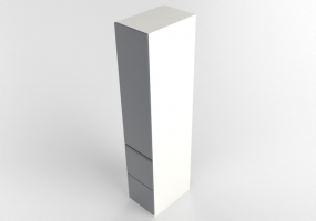 3D Furniture - Corner cabinet in lacquered wood - Ikea - Method
