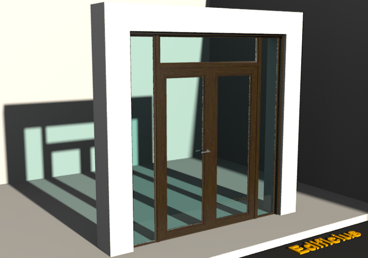Menuiseries 3D - Classique P[R] 2VB_SIM[1V]+2FNCLC+1SPRLC -...