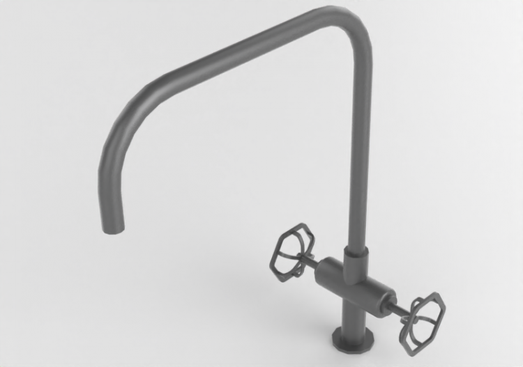 3D Taps - Kitchen mixer - Ikea - Gamlesjӧn - ACCA software