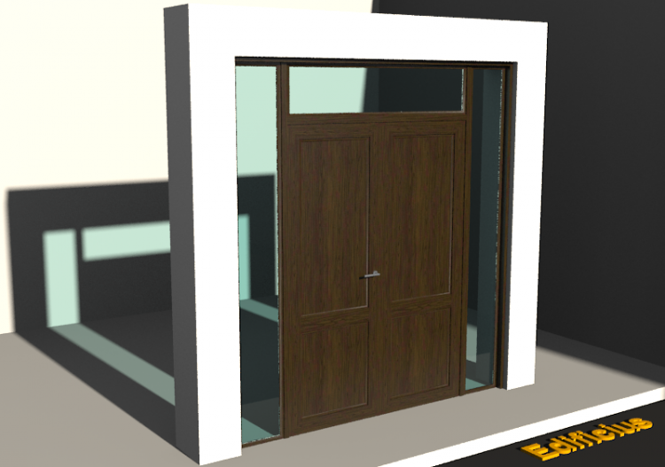 Menuiseries 3D - Classique P[R] 2VB_SIM[2PO]+2FNCLC+1SPRLC...