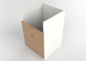 底部 - Lacquered wood sink base cabinet - Ikea - Method
