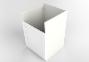 3D Bases - Lacquered wood sink base cabinet - Ikea - Metod - Axstad