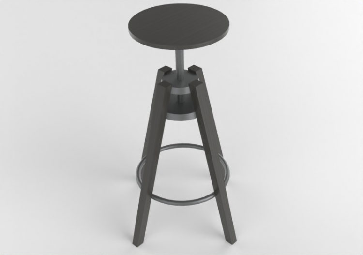 Sedie 3D - Sgabello in legno - Ikea - Dalfred - ACCA...