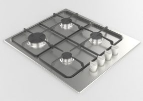 3D Electrical Appliances - Gas cooking top - Ikea - Lagan