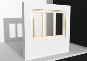 3D Tür/Fenster - 3A IDEAL 5000 eko okna