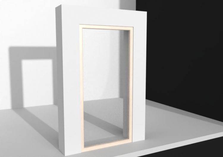3D Tür/Fenster - FISSA 1A IDEAL 5000 eko okna - ACCA...