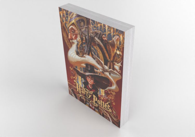 Libros y Revistas 3D - Harry Potter y la Piedra filosofal -...
