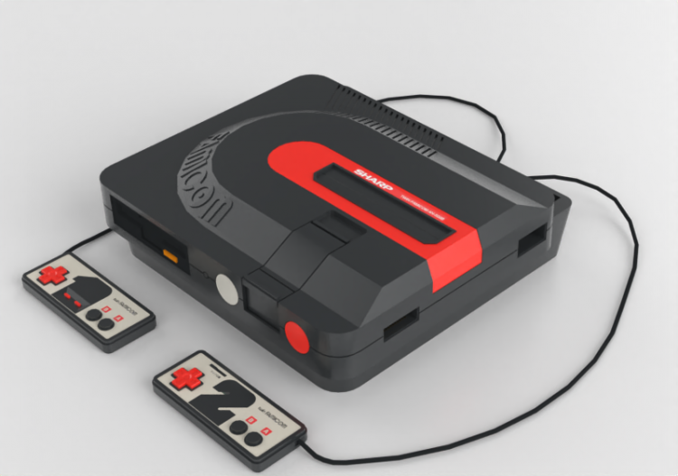 Dispositifs Electroniques 3D - Sharp Twin Famicom - ACCA...