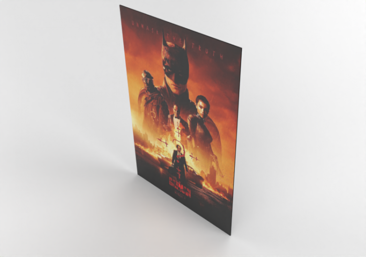 3D Prints - Poster The Batman - ACCA software