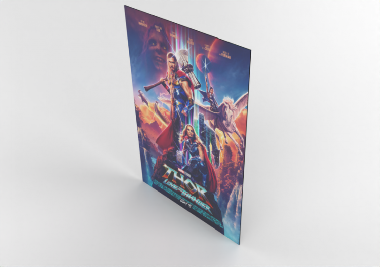 3D Prints - Poster Thor: Love And Thunder - ACCA software