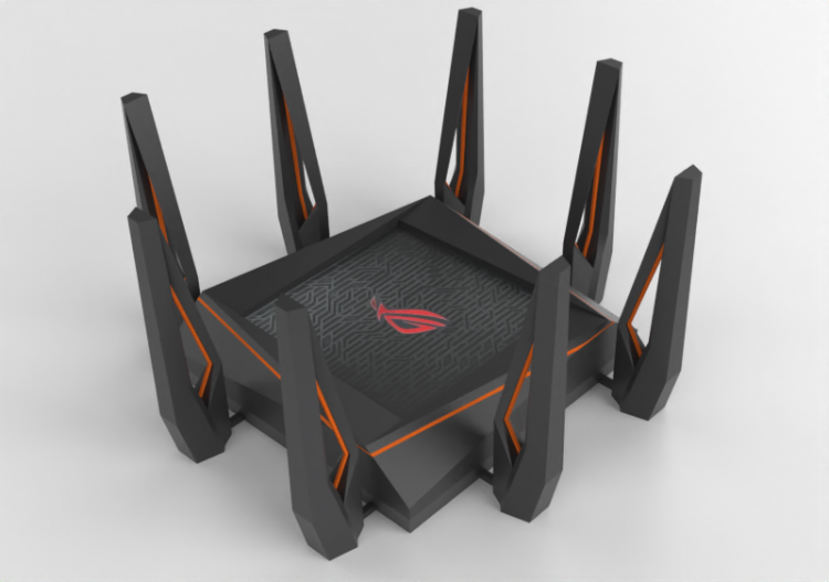 Dispositivos Eletrônicos 3D - ASUS ROG Rapture GT AX11000 -...