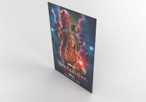 Vinilos 3D - P&oacute;ster WandaVision
