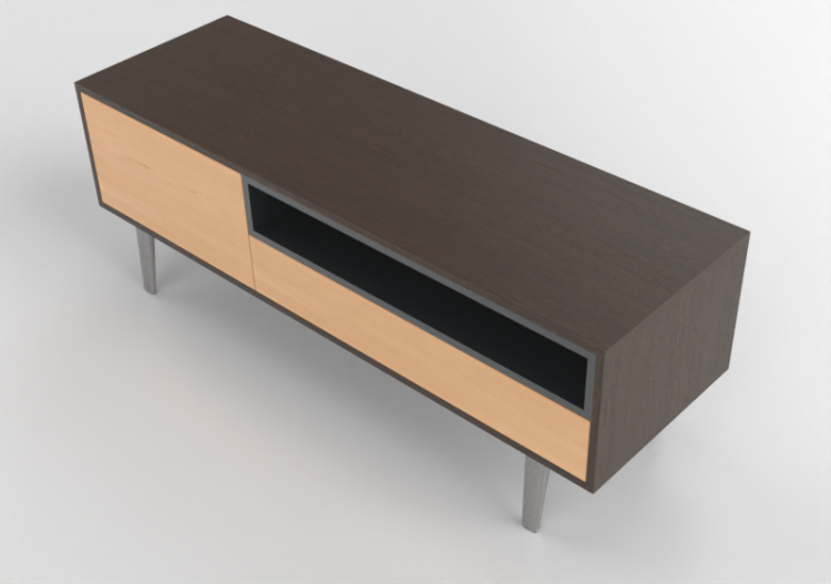 Librerías y Contenedores 3D - Mueble archivador de...