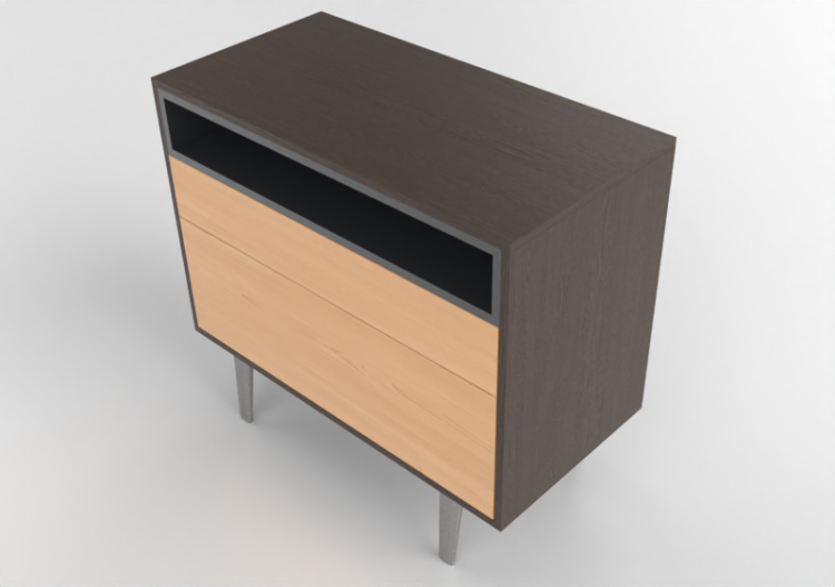 Librerías y Contenedores 3D - Mueble archivador de...