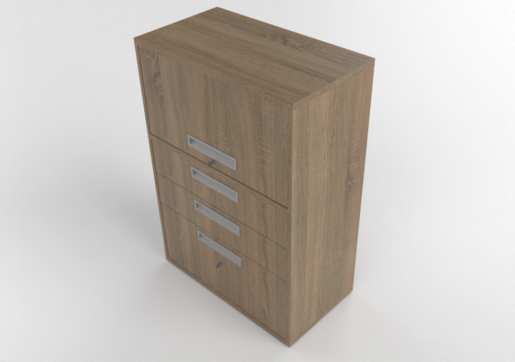 3D Book shelf - Document filing cabinet - Senator -...