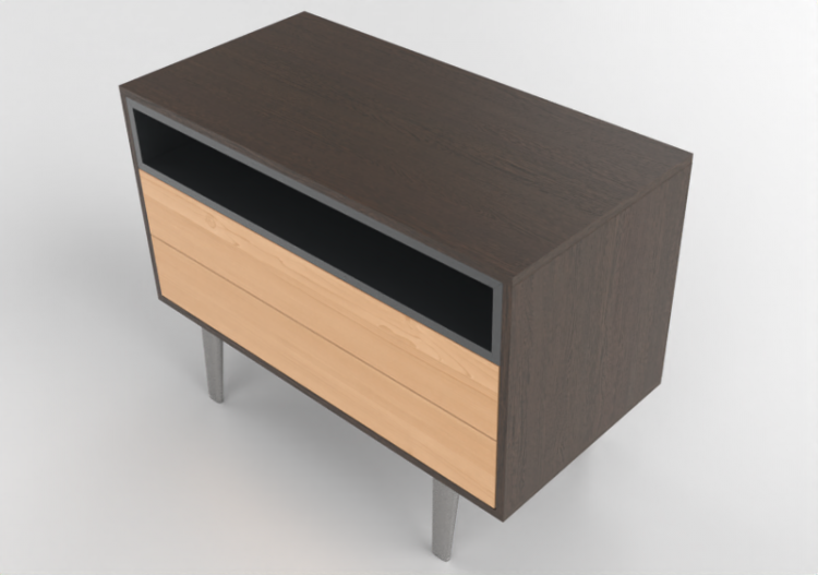3D Bücherregal und Behälter - Aktenschrank - Senator - Mote...