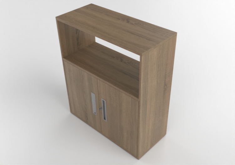 Bookshelves and Containers 3D - Document filing cabinet -...