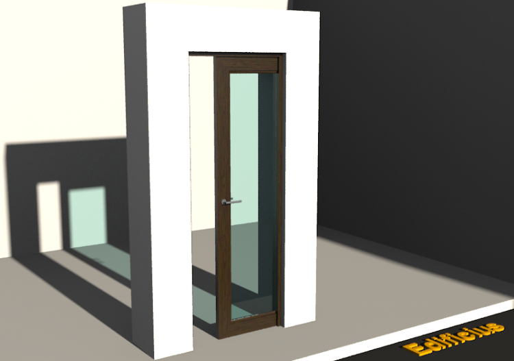 Menuiseries 3D - Classique P[R] 1BVS[1V] - ACCA software