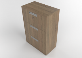 Bookshelves and Containers 3D - Document filing cabinet - Senator - Universal - MSF12-8-3DW