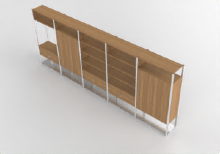 Estantes 3D - Composição modular para arquivo - Senator -...