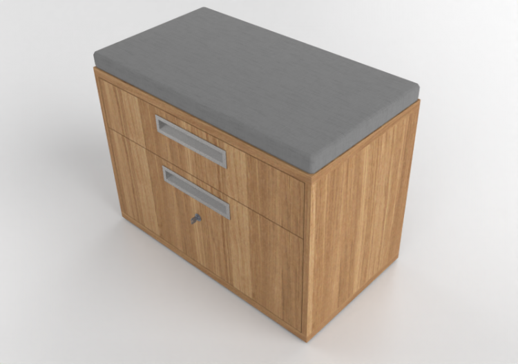 3D Bücherregal und Behälter - Aktenschrank - Senator -...