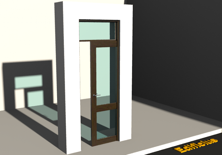 Esquadria 3D - Clássica P[R] 1FCS[2VH]+1BAND - ACCA...