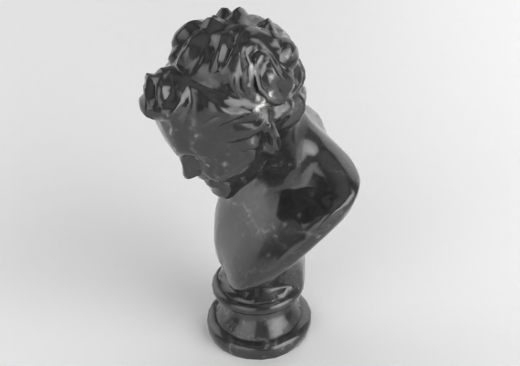 3D Sculptures - Elf bust - ACCA software