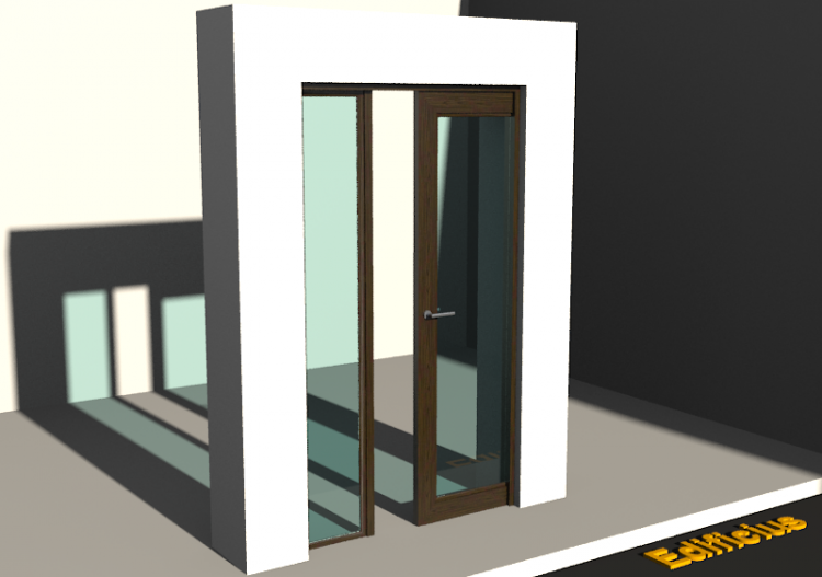 Menuiseries 3D - Classique P[R] 1BVS[1V]+1FNCLC - ACCA...