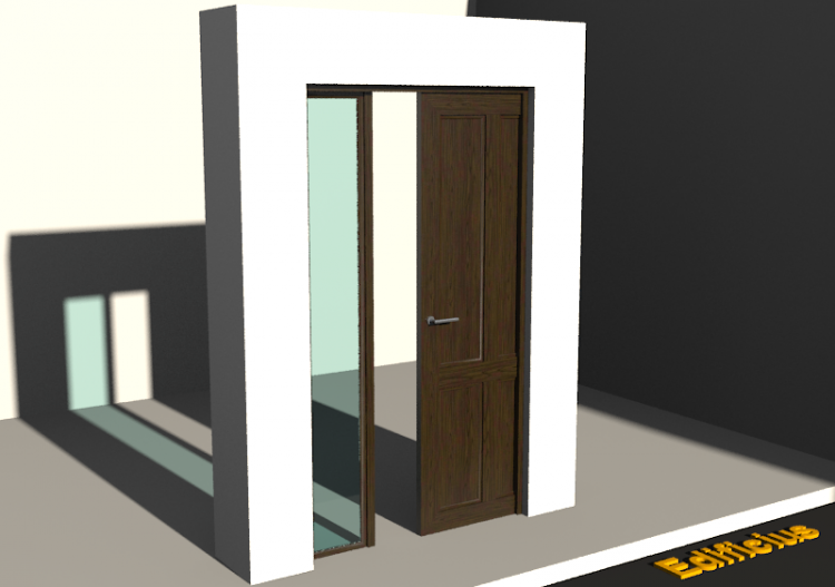 Esquadria 3D - Clássica P[R] 1FCS[4P]+1BANDLAT - ACCA...