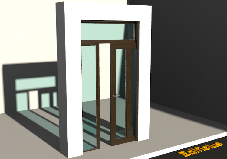 3D Tür/Fenster - Klassisch T[R] 1VST[2VG]+1SL+1OBL - ACCA...