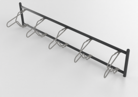 3D Accessories - Single version bicycle rack - Cyklos - Delta - 312161