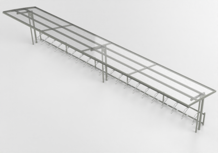 3D Accessories - Covered parking for bicycles - Cyklos -...