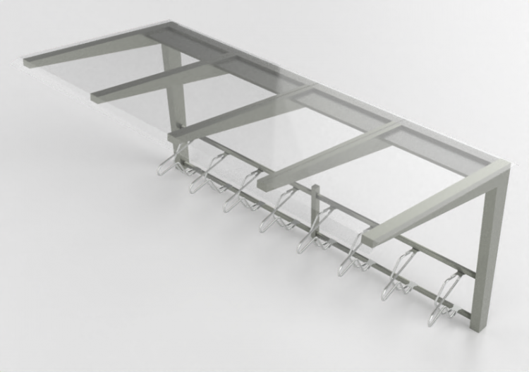 配饰 - Covered parking for bicycles - Cyklos - Light - ACCA...