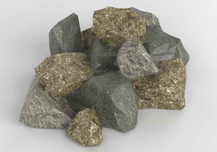 Accessori 3D - Tas de roches 1 - ACCA software