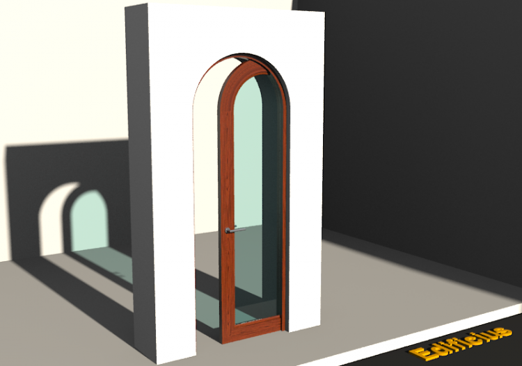 Menuiseries 3D - Classique P[AR] 1BVS[1V] - ACCA software