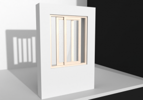 3D Tür/Fenster - 2A IDEAL LIFT-SLIDE PREMIUM - SCORREVOLE