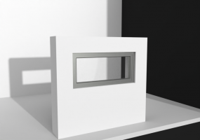 3D Tür/Fenster - VELUX GGL FK08 Energy 68