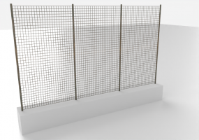 3D Zaun - Recinzione Metallica a maglia QUADRATA - MCDesign2023