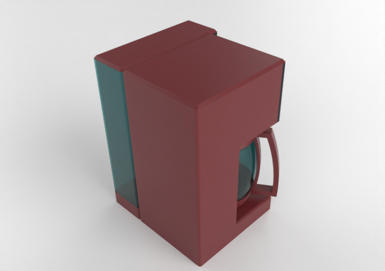 Eletrodomésticos 3D - Cafetière - ACCA software