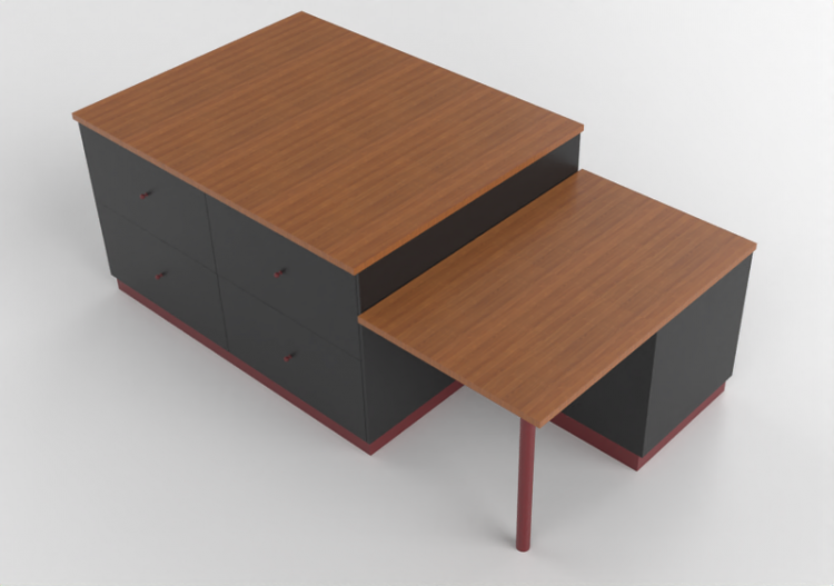 Meubles 3D - Ilot central - ACCA software