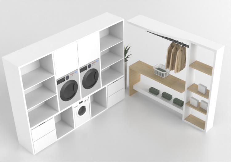 Meubles 3D - Buanderie 2 - ACCA software