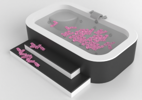 Bañeras de baño 3D - Jacuzzi