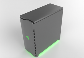 Computers and Mobile phones 3D - NZXT H440 RAZER