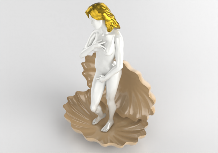 3D Sculptures - Venus Statue - ACCA software