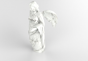 Esculturas 3D - Estátua anjo