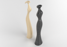 Esculturas 3D - Decorações africanas