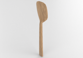 3D Geschirr und Besteck - Holzkelle