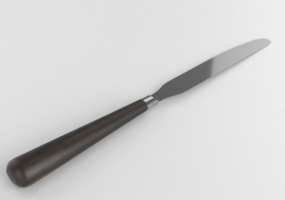 Crockery and cutlery 3D - Knife