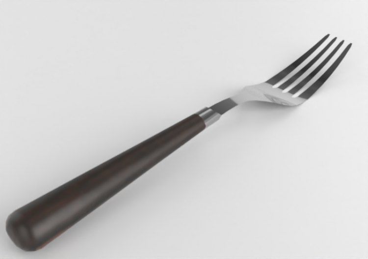 Vaisselle et couverts 3D - Fourchette - ACCA software
